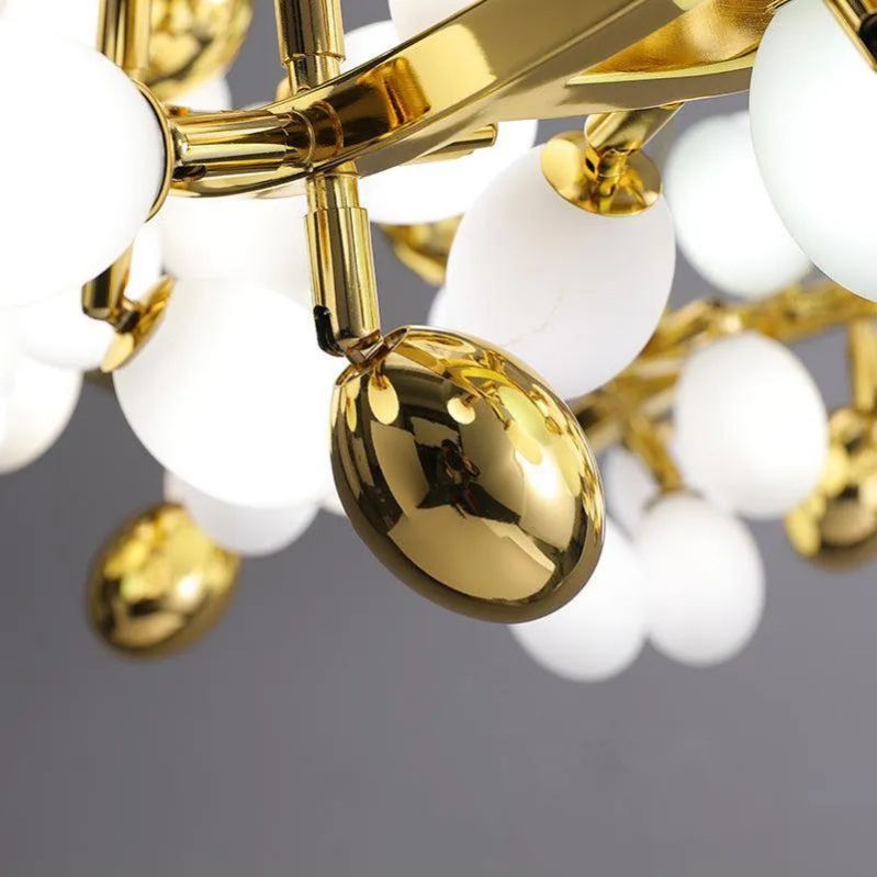 Pretty Grape Horizontal Branch Chandelier