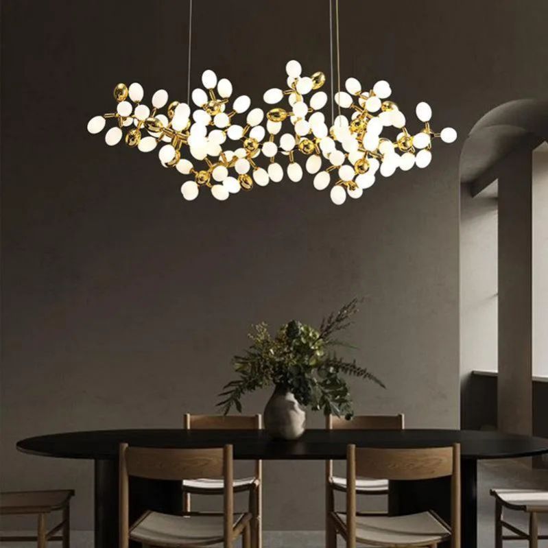 Pretty Grape Horizontal Branch Chandelier