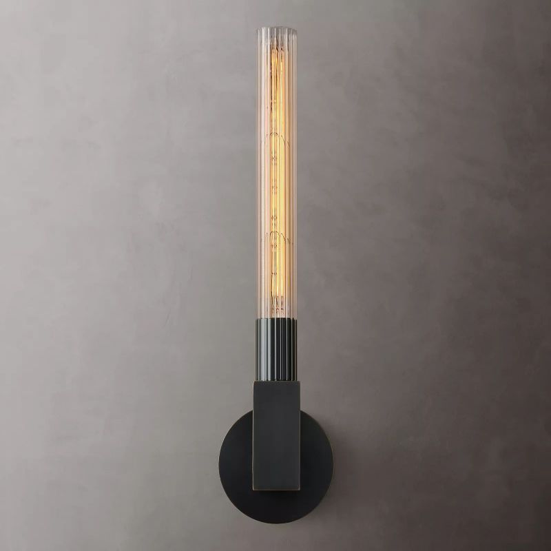 Prismatic Glass Wall Sconce