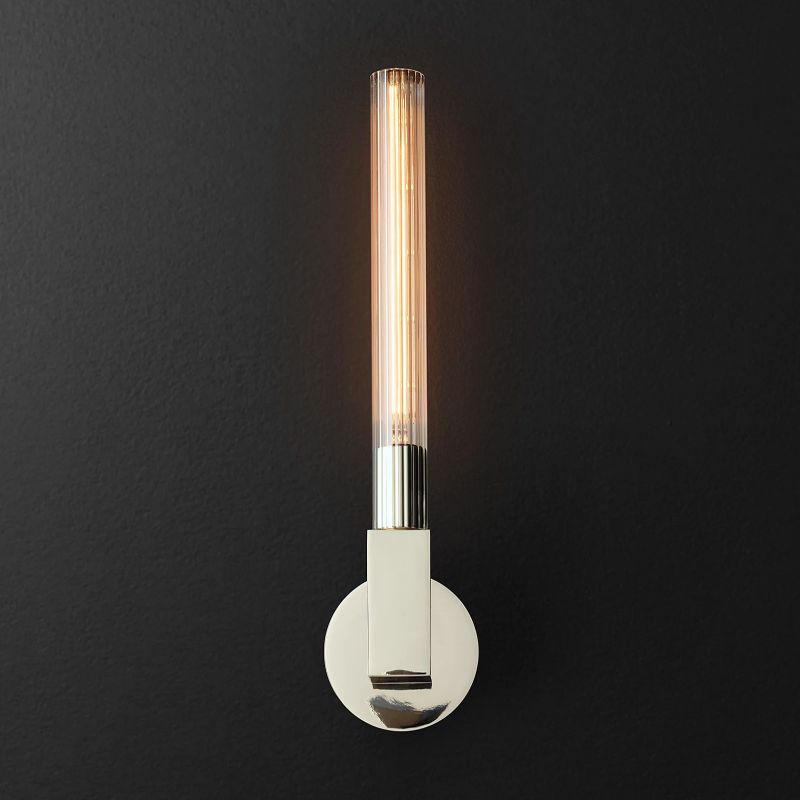 Prismatic Glass Wall Sconce