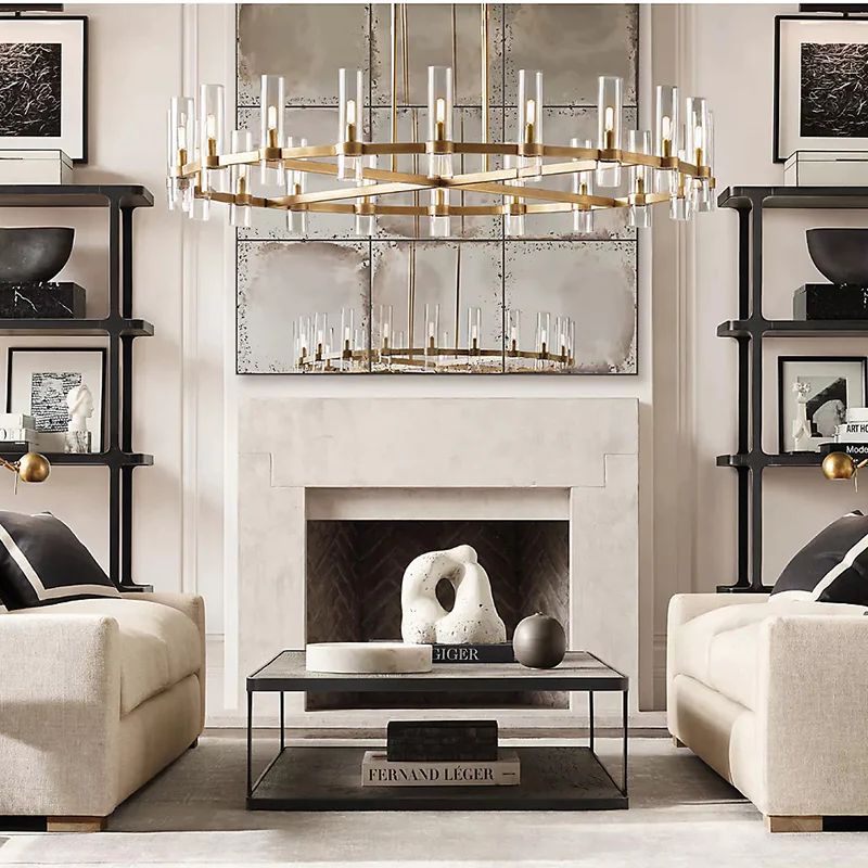Ravelle Round Chandelier 60"