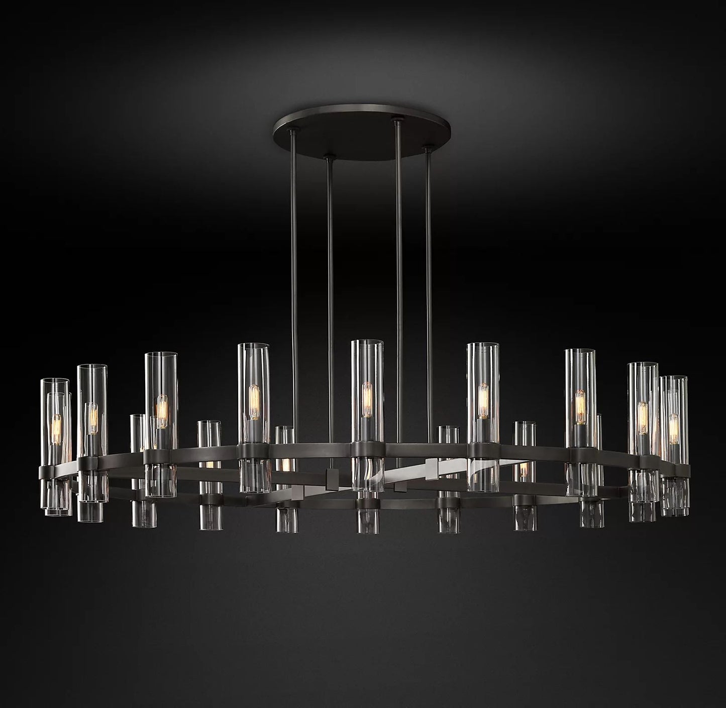Ravelle Round Chandelier 60"