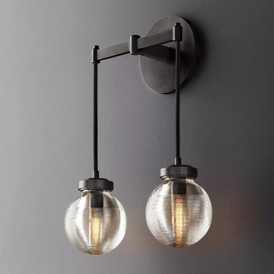 Roby Spherical Modern Double Wall Sconce
