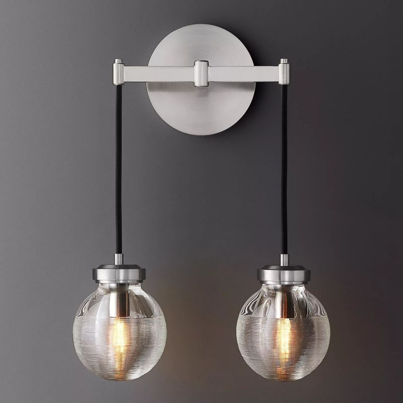 Roby Spherical Modern Double Wall Sconce
