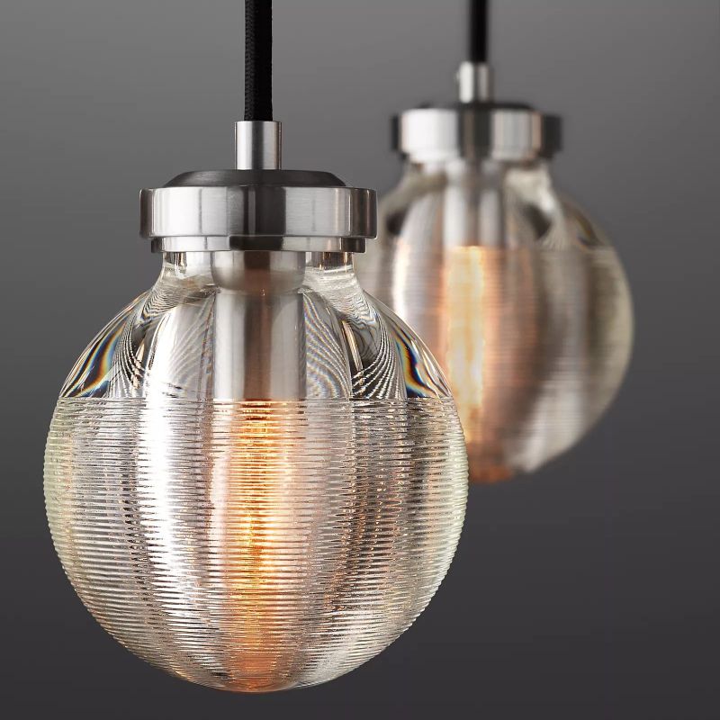 Roby Spherical Modern Rectangular Chandelier 36”