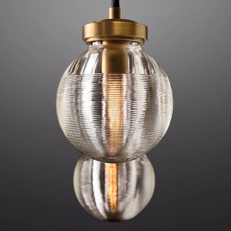 Roby Spherical Modern Rectangular Chandelier 54”