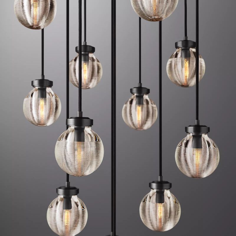 Roby Spherical Modern Round Chandelier 22"