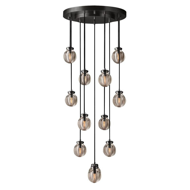 Roby Spherical Modern Round Chandelier 22"