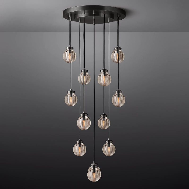 Roby Spherical Modern Round Chandelier 22"