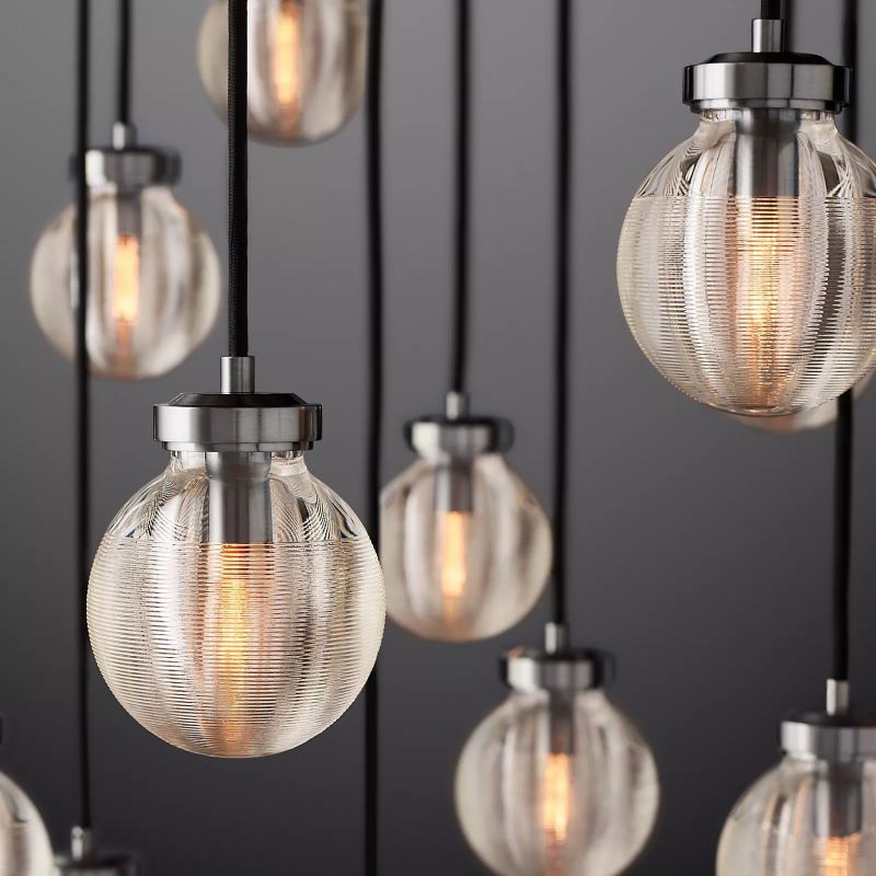 Roby Spherical Modern Round Chandelier 38"