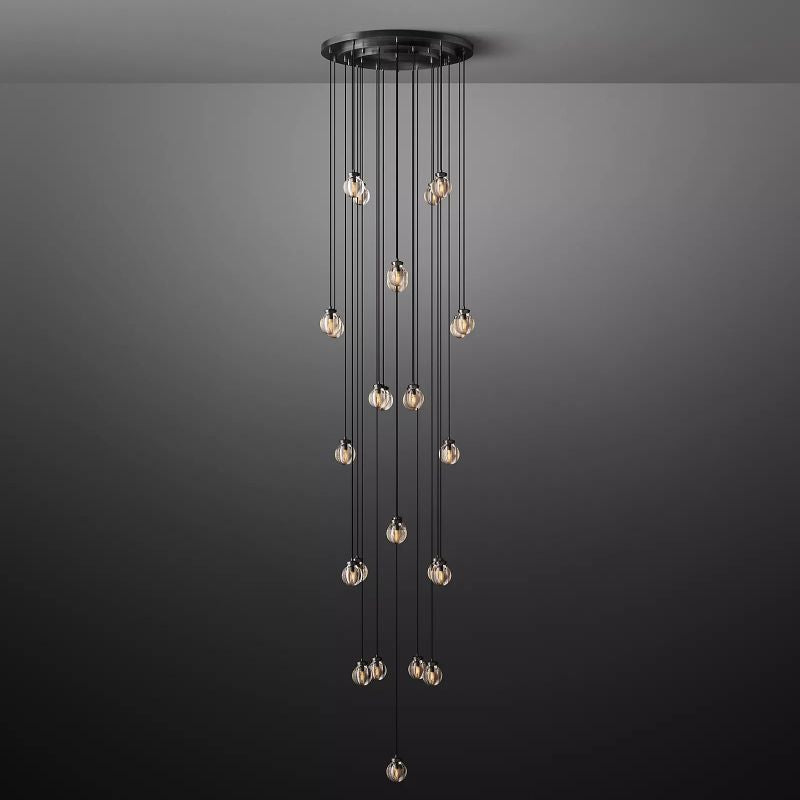 Roby Spherical Modern Round Chandelier 38"