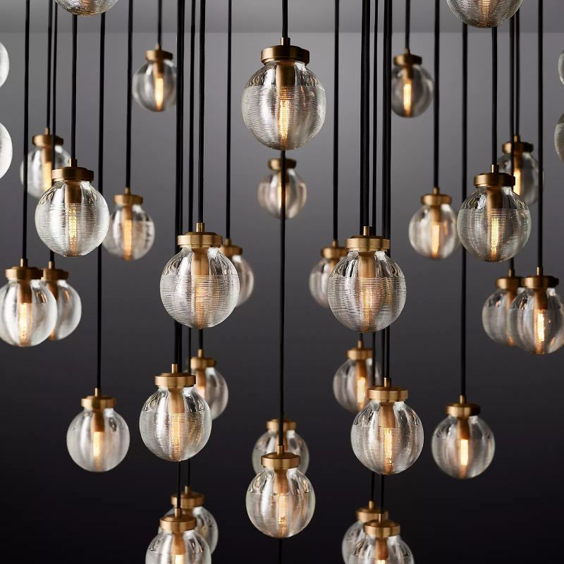 Roby Spherical Modern Round Chandelier 48"