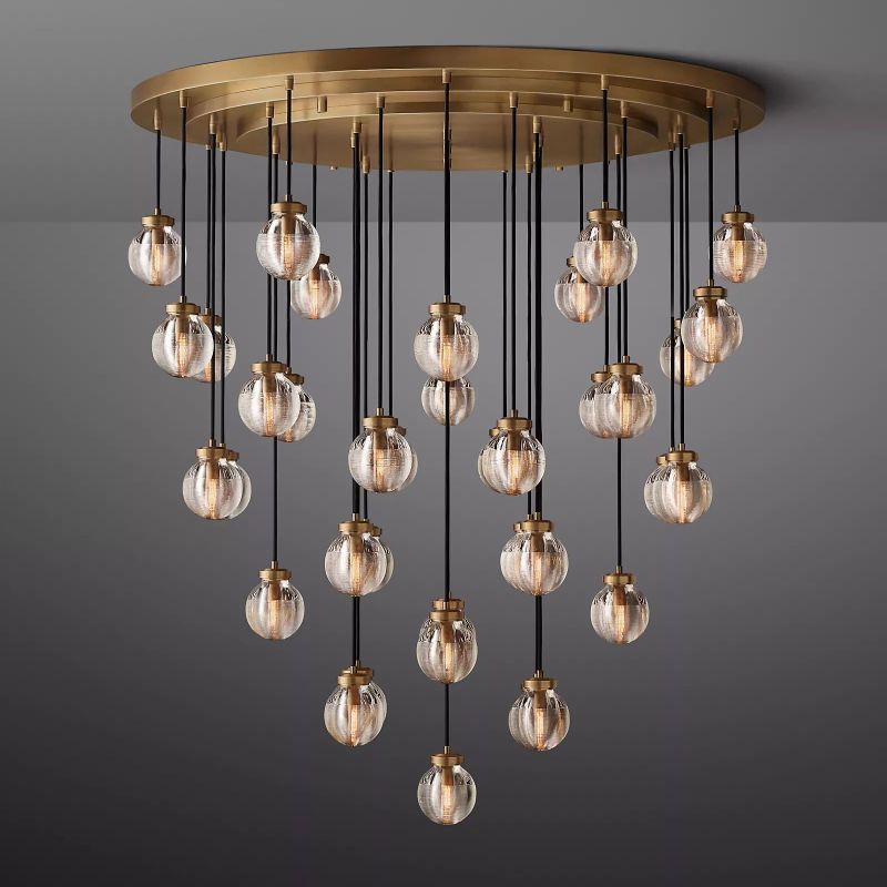 Roby Spherical Modern Round Chandelier 48"