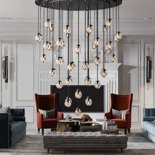 Roby Spherical Modern Round Chandelier 60"
