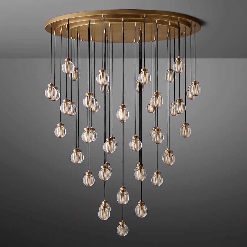 Roby Spherical Modern Round Chandelier 60"