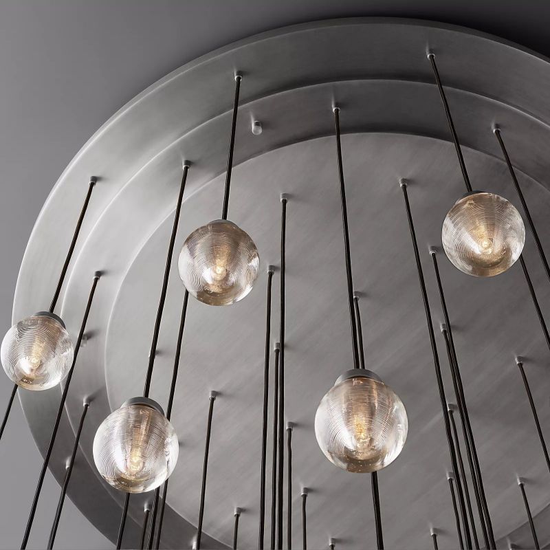 Roby Spherical Modern Round Chandelier 60"