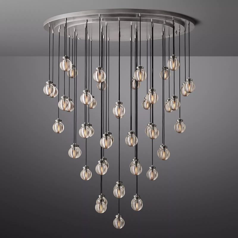 Roby Spherical Modern Round Chandelier 60"