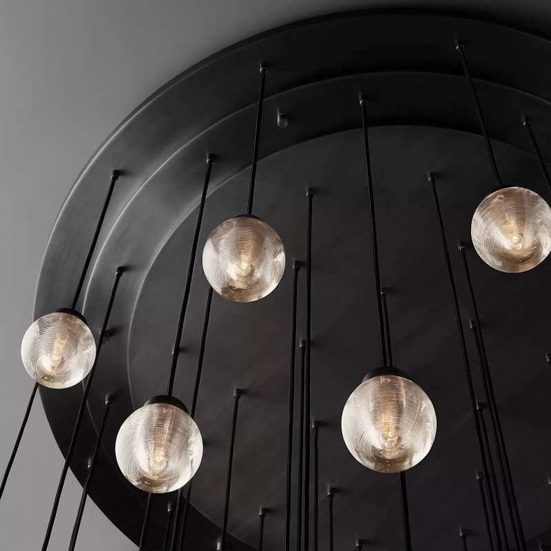 Roby Spherical Modern Round Chandelier 60"