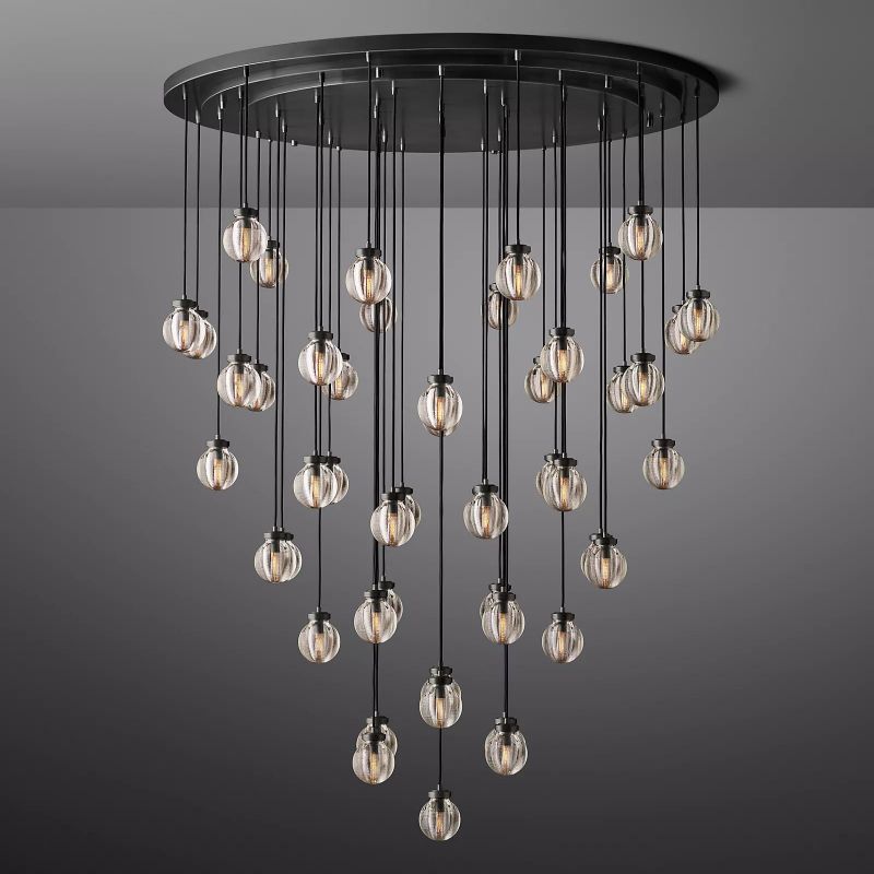 Roby Spherical Modern Round Chandelier 60"