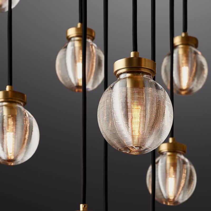 Roby Spherical Modern Round Chandelier 60"
