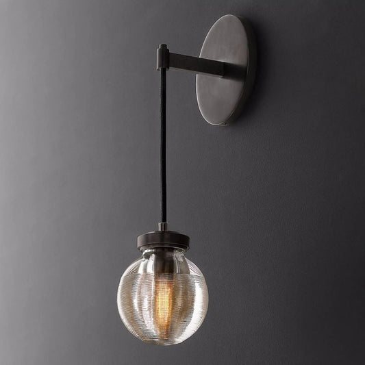 Roby Spherical Modern Wall Sconce (cord)