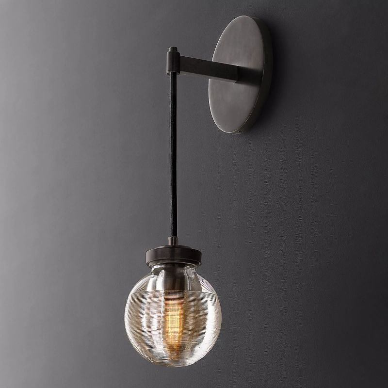 Roby Spherical Modern Wall Sconce (cord)