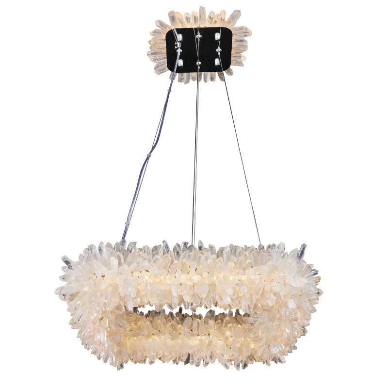 Rock Crystal Square Modern Chandelier