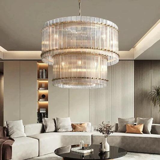 San Marco Two-tier Luxury Round Chandelier 37"
