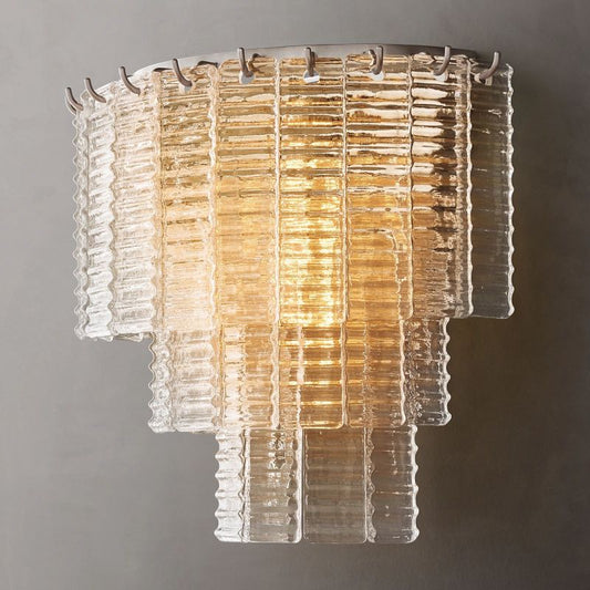 Sireni Clear Glass Wall Sconce