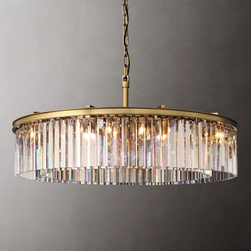 Rhy Round Chandelier 32"D/43"D