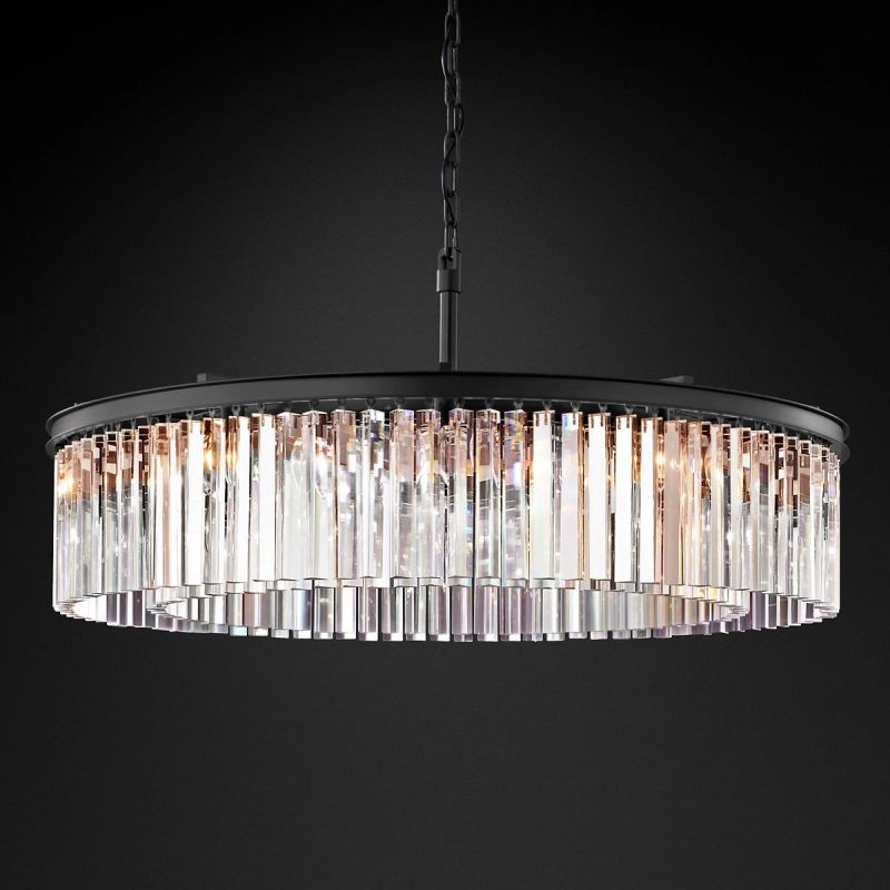 Rhy Round Chandelier 32"D/43"D
