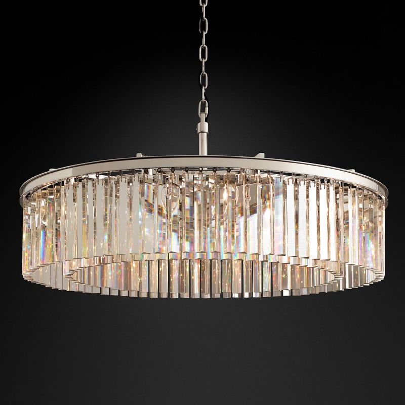 Rhy Round Chandelier 32"D/43"D