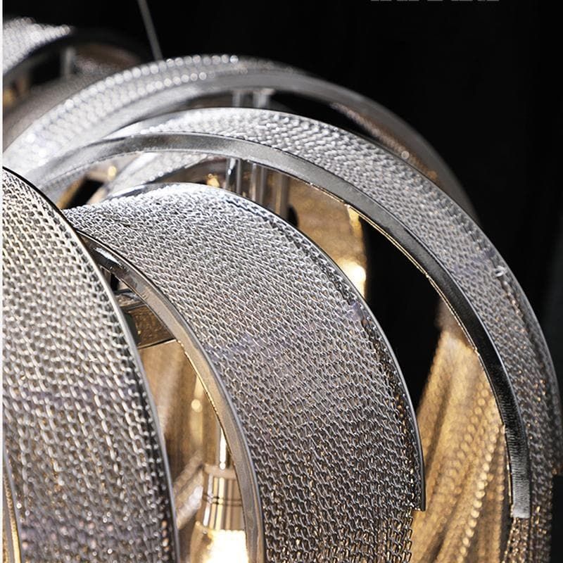 Viola Luxury Aluminum Chain Tassel Chandelier