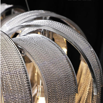 Viola Luxury Aluminum Chain Tassel Chandelier