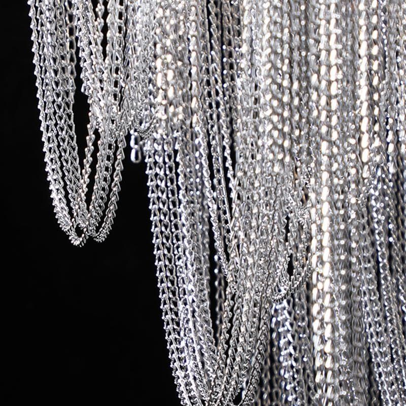 Viola Luxury Hardware Aluminum Chain Tassel Table Lamp