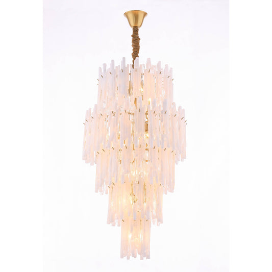 Colin Tiered Murano Glass Chandelier