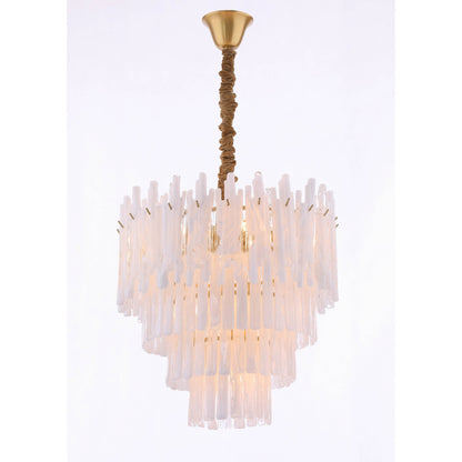 Colin Tiered Murano Glass Chandelier