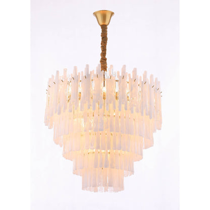 Colin Tiered Murano Glass Chandelier