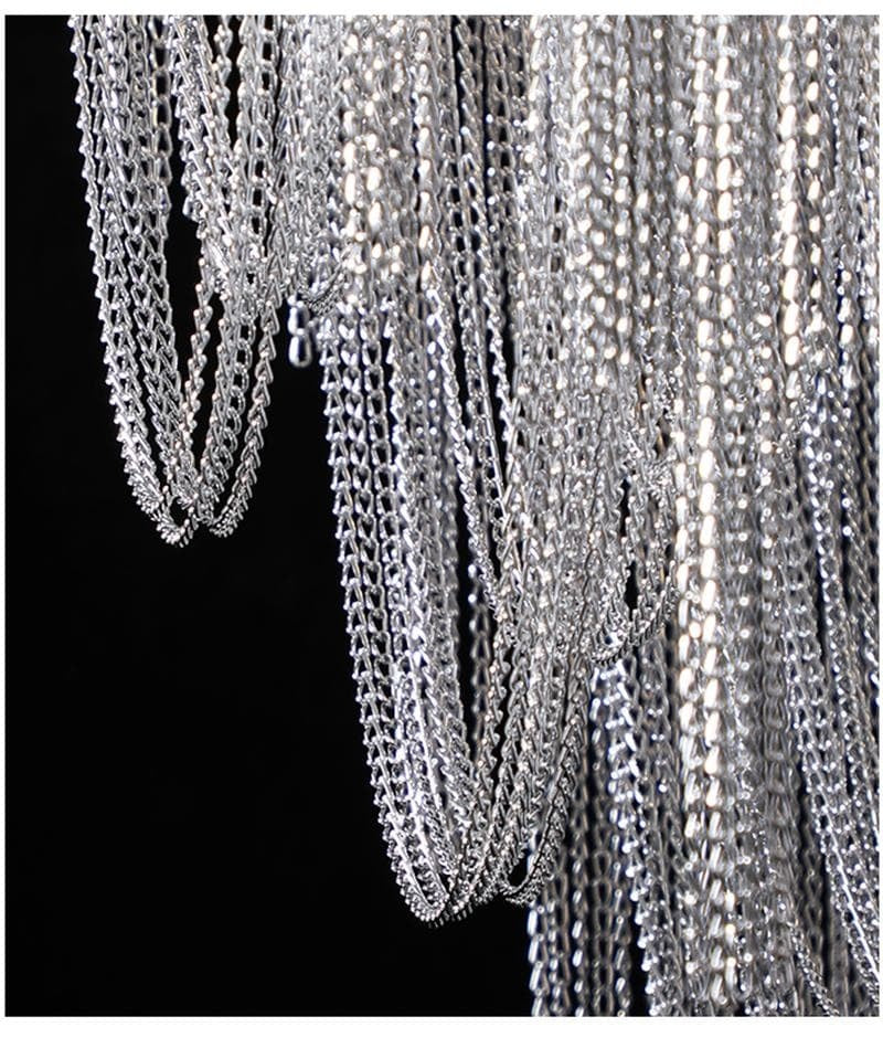 Viola Luxury Hardware Aluminum Chain Tassel Floor Lamp