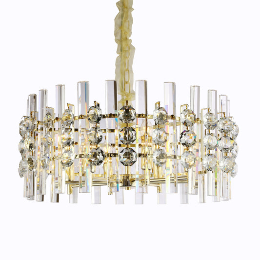 Clara  Round Crystal Chandelier