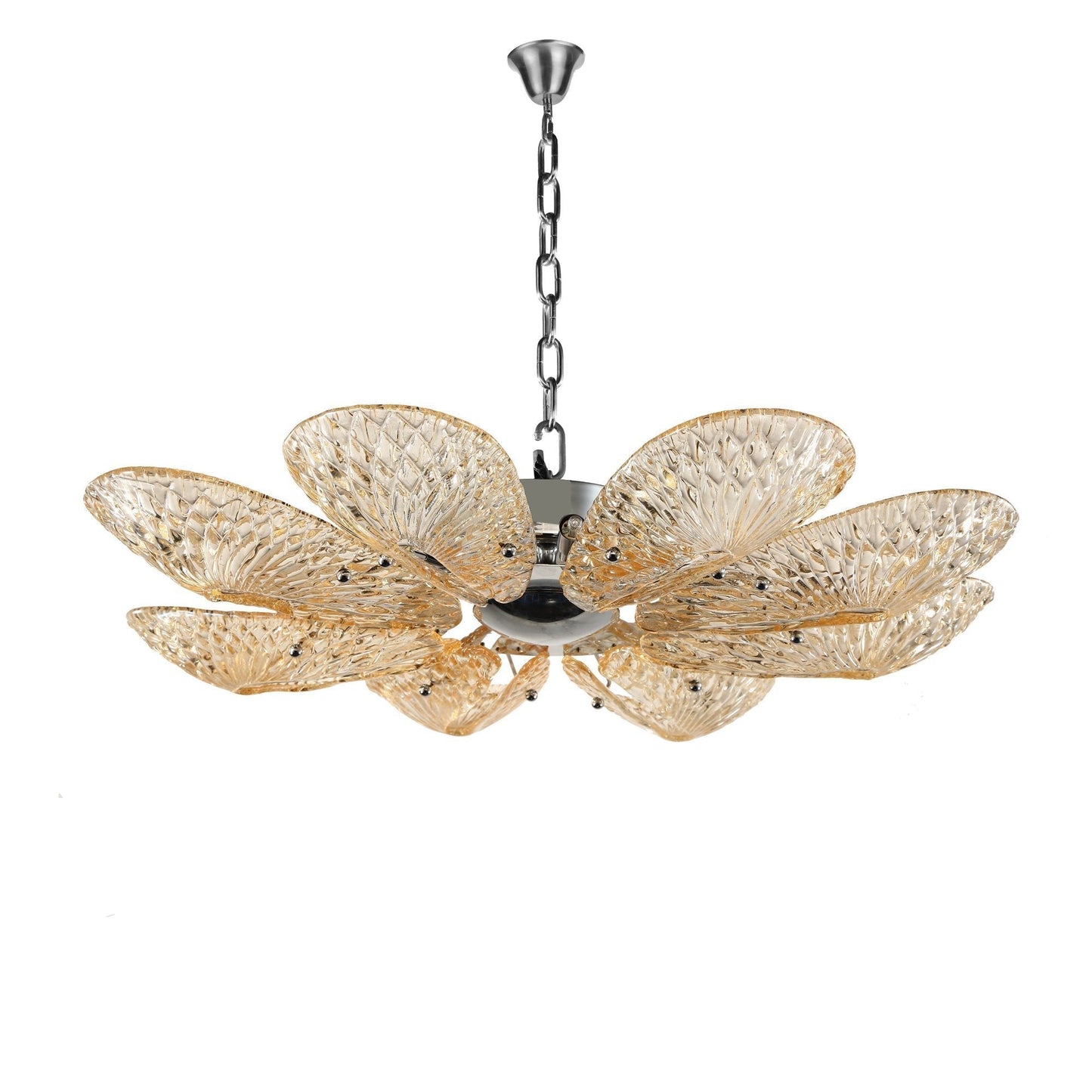 Xenia Murano Glass Flower Chandelier