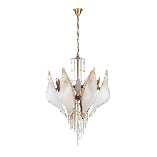 Odin Flower Crystal Pendant Chandelier