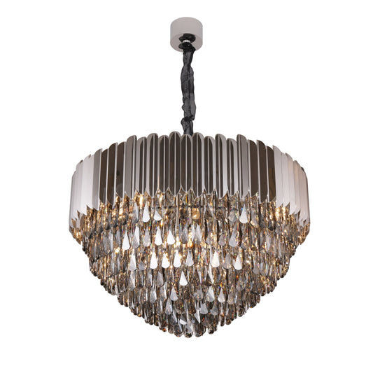 Aliling Tiered Round Crystal Chandelier