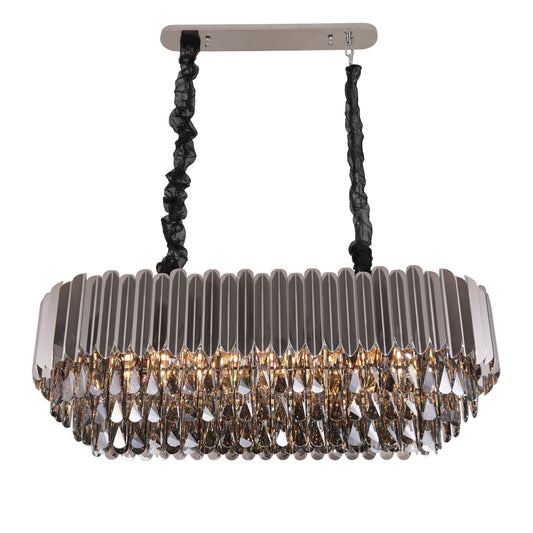 Aliling Tiered Linear Crystal Chandelier