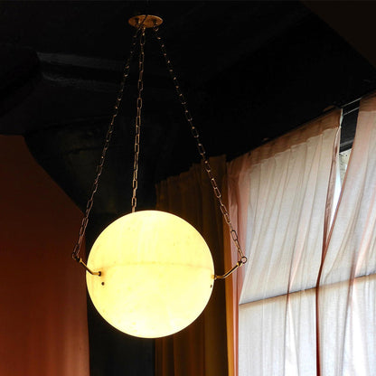 Alabaster Zemira  Sphere Pendant Lamp