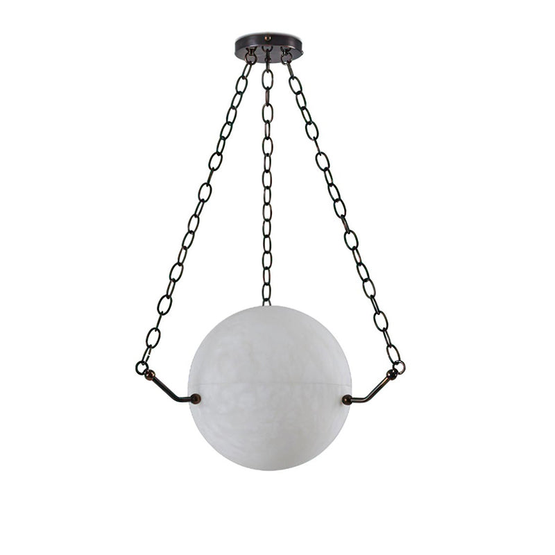 Alabaster Zemira  Sphere Pendant Lamp