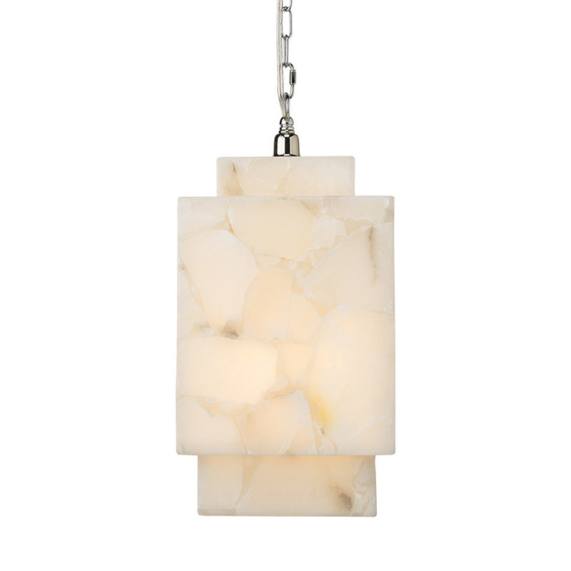 Alabaster  Zia Cube Pendant Lamp