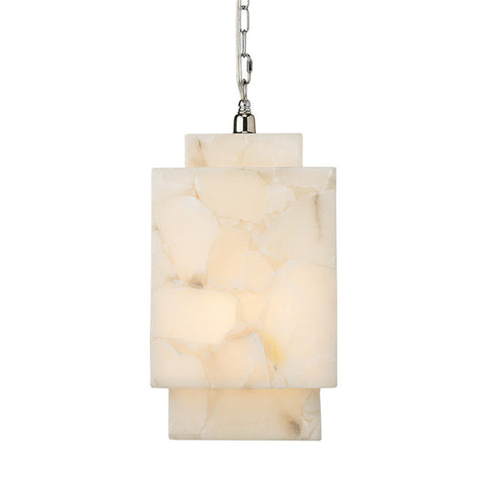 Alabaster  Zia Cube Pendant Lamp