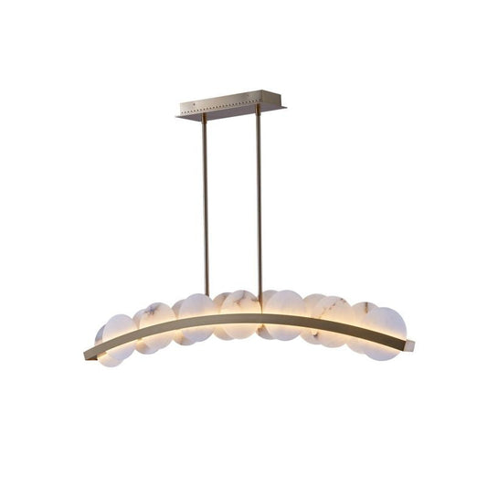 Alabaster Zolia Moon LED Pendant Light 47"