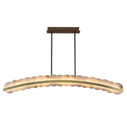Alabaster Zolia Moon LED Pendant Light 60"